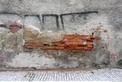 Photo Textures of Wall Plaster Damaged